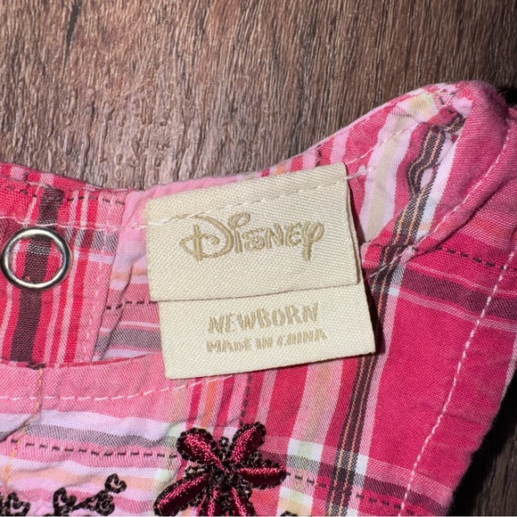 Disney Plaid Shortalls / Onesie - Picture 7 of 7